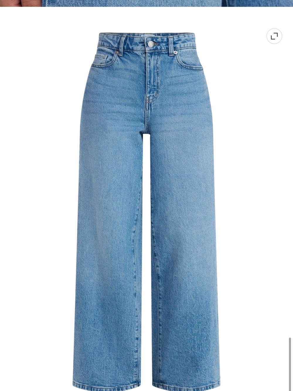 Wide Leg Light Blue Women's Jeans